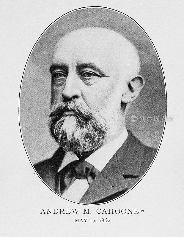 19世纪纽约证券交易所的重要人物肖像:Andrew M Cahoone